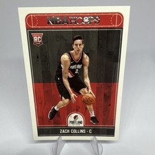 Panini 2017-18 NBA Hoops Rookie Zach Collins #260 Trail Blazers NBA