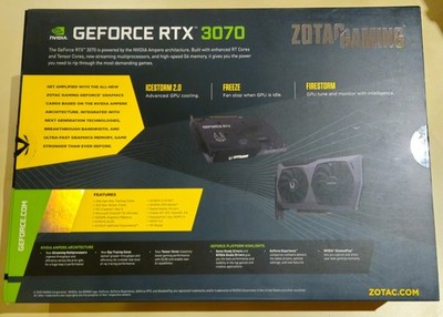 【配送】【中古】ZOTAC GAMING GeForce RTX 3070 Twin Edge ZOTAC 〔中古〕ZOTAC GAMING GeForce RTX 3070 Twin Edge（中古1ヶ月