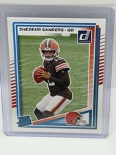 2025 Panini Donruss Shedeur Sanders Browns #306 Rated Rookie Football Card