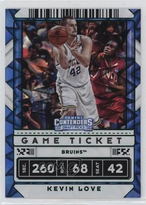 2020 Panini Contenders Draft Picks Game Ticket Green Explosion Kevin Love 14wg