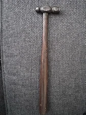 Vintage Small Tiny Plumb Ball Peen 2 OZ Hammer, Original Handle Delicate Work