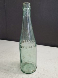1910s Grand Rapids Brewing Company Aqua Green Pre Prohibition Crown Beer Bottle