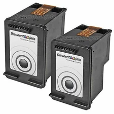 2PK DI Black Ink Cartridge Replacement for HP60 Deskjet d2560 d2566 f2430 f4288