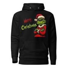 Merry Christmas Grinch Hoodie - Funny Holiday
