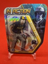 2025 Bowman Draft In Action Refractor BIA-20 BRADY EBEL BREWERS