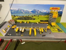 DHL große Niederlassung (Deutsche Post) Neue + Odtimer Fahrzeuge 1:87 HO