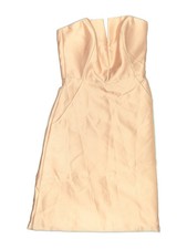 NWT Alfred Sung Women Brown Cocktail Dress 0