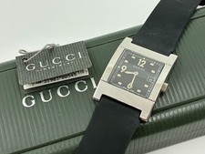 Mens Gucci Quartz Tank Watch 7700M + Box & new strap & Battery (Ladies)