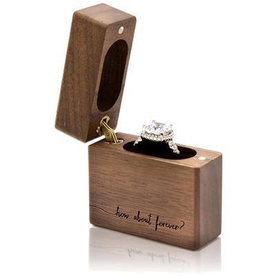 Romantic Proposal Box - ''How About Forever?'' Engraving