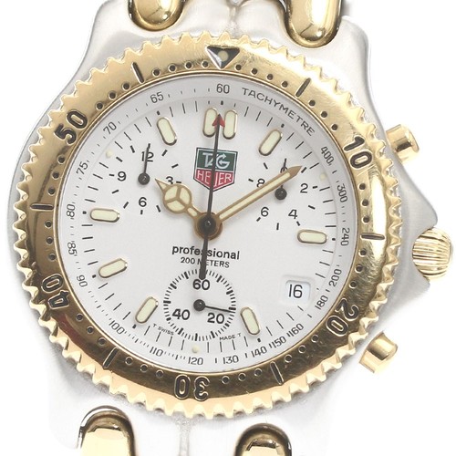 Tag Heuer Cg1120-0 Men’s Quartz Chronograph Used Warranty From Japan