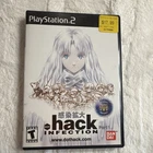 Bandai .Hack: Infection Part 1 PS2 NTSC-U/C T 2003 RPG Anime DVD Manual