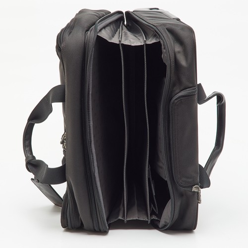TUMI Black Canvas Alpha Compact Wheeled Brief Trolley - Picture 7 of 10