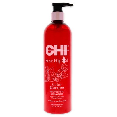 Rose Hip Oil Color Protect Shampoo by CHI for Unisex - 25 oz Shampoo