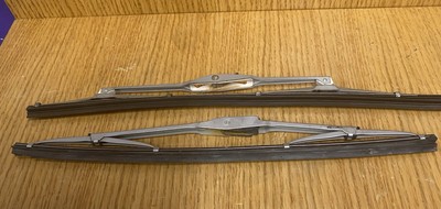 Vintage SWF  11  Silver Wiper Blades 65 & up Beetle flat Windshields 113955425D