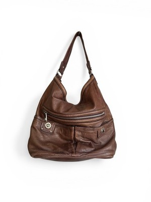 Marc  by Marc Jacobs Totally Turnlock Faridah Oversized Hobo Brown 