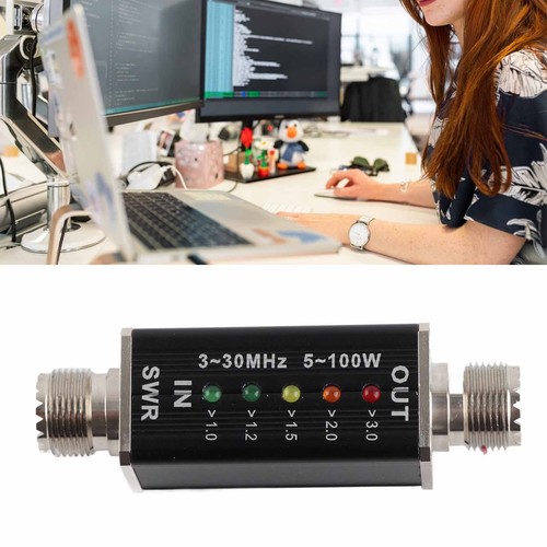 5 - 100W Standing Wave Meter Mini krótkofalowy wyświetlacz LED SWR SWR Meter do Ante UB - Zdjęcie 21 z 22