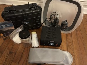 HEALTHandMED IonizeMe Maxx Ionic Foot Bath, Starter Pkg + Case + Infrared Belt!