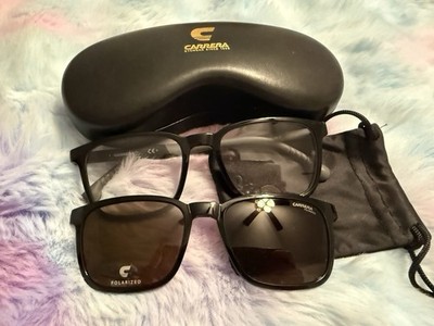 Carrera Eyeglasses with Clip-on Polarized Sun Lens