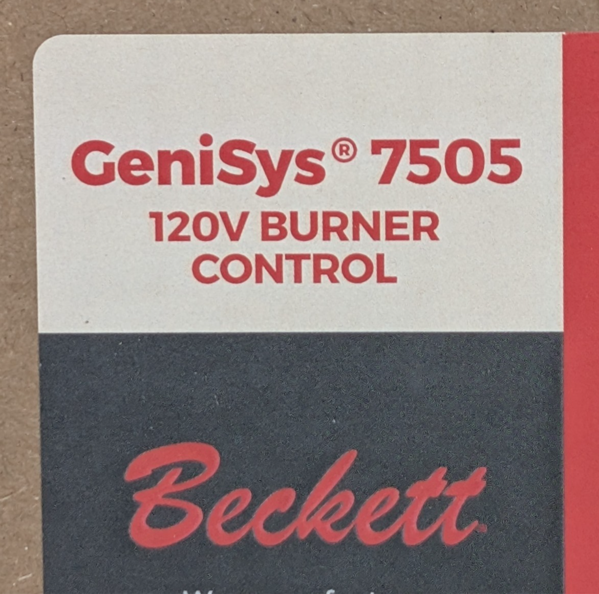 Beckett GeniSys 7505 120V Oil Burner Control - 7505P1515U - NEW IN