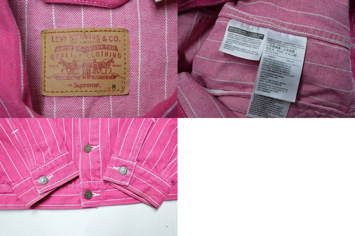 supreme×levi's Pinstripe Trucker Jacket Supreme Levi's Pinstripe Trucker Jacket (SS18) - $248