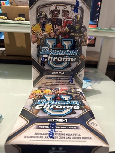 2024 Bowman U Chrome Football Hobby Box Lot Of 2 2 Autos Per
