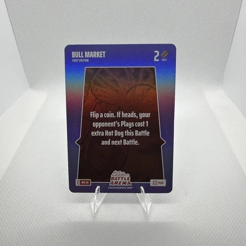 2026 Bo Jackson Battle Arena Bull Market First Edition Bonus Play Foil SP BPL-24