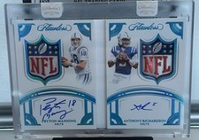 2024 Flawless-PEYTON MANNING ANTHONY RICHARDSON Dual Auto NFL SHIELD 1/1 Booklet