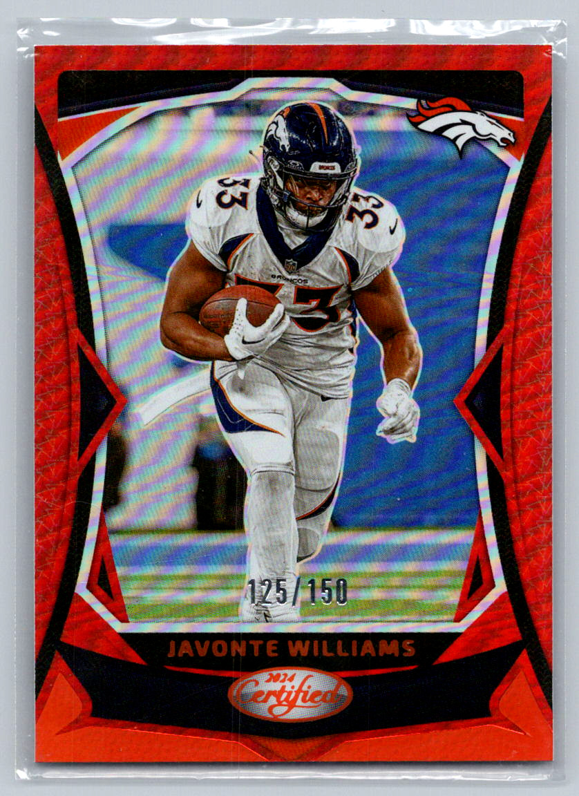 2024 Panini Certified - Javonte Williams #54 Mirror Orange /150