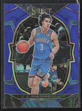 Josh Giddey 2022-23 Panini Select #60 Blue Prizms Oklahoma City Thunder NBA Card