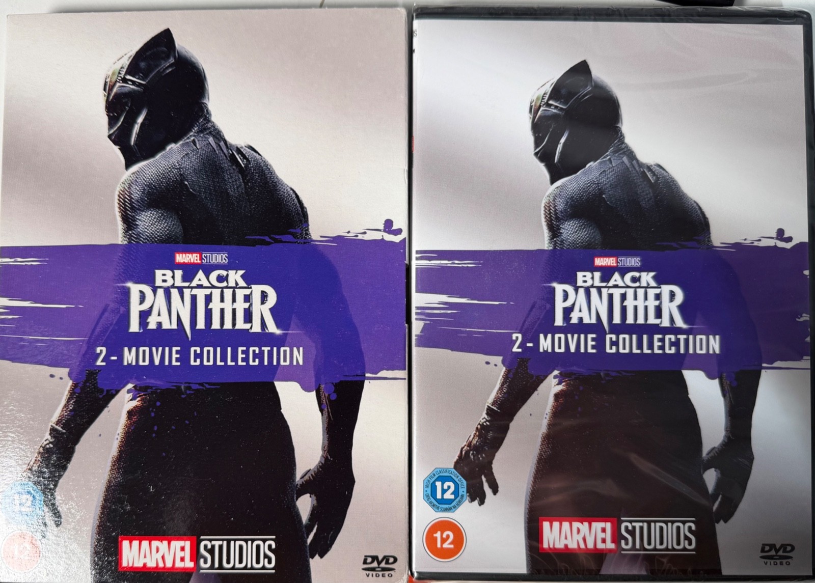 Black Panther: 2 Movie Collection (DVD) New Sealed (Wakanda Forever)SLIPCOVER