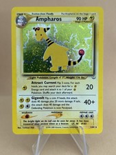Pokemon Ampharos 2000 Neo Revelation 1/64 Holo Rare - Swirl