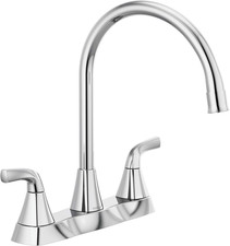 P2935LF Parkwood Two Handle Kitchen Faucet Deck-Mount, Chrome