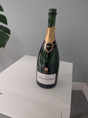 James Bond 007 Bollinger Champagner Limited Edition Flasche 75cl leer 