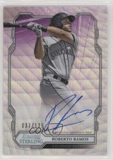 2019 Bowman Sterling Prospect Wave Refractor 37/125 Roberto Ramos Auto 4l3