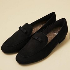Odette Eodile Limited Mini Ribbon Flats Black 24.5cm Non-slip Sole Japan