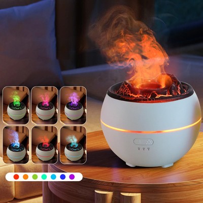 Flammenform Ätherisches Öl Diffusor 360ml Luftbefeuchter mit 7 Farben Licht