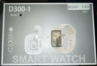 D300-1 Smart Watch 8-n-1  everything original and working  Never used   NWB
