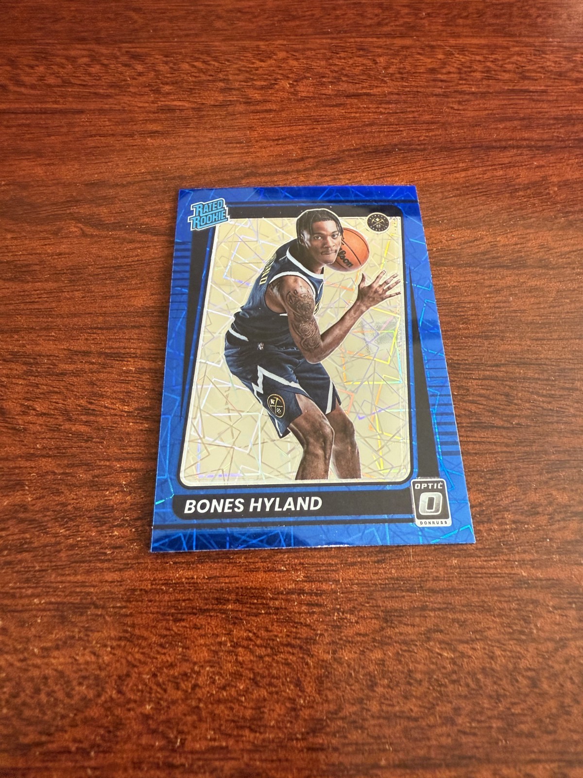 2021-22 Donrus Optic Rated Rookie Blue Velocity Prizm #194 Bones Hyland RC