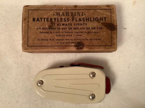 martini dynamo flashlight boxed