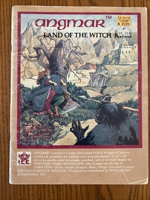 Angmar Land Of The Witch King MERP 2300 Lord Of The Rings No Map