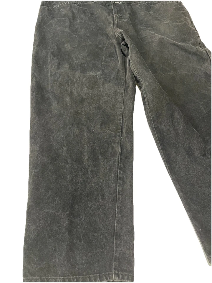 Vintage Marithe Francois Girbaud Jeans Mens 42M Black Marble Denim Baggy 90s - Image 2 of 4