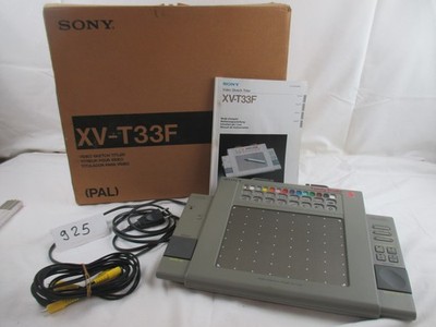 Sony XV-T33F Video Titler in  OVP Schriftgenerator Video Editor PAL Zubehör (10)