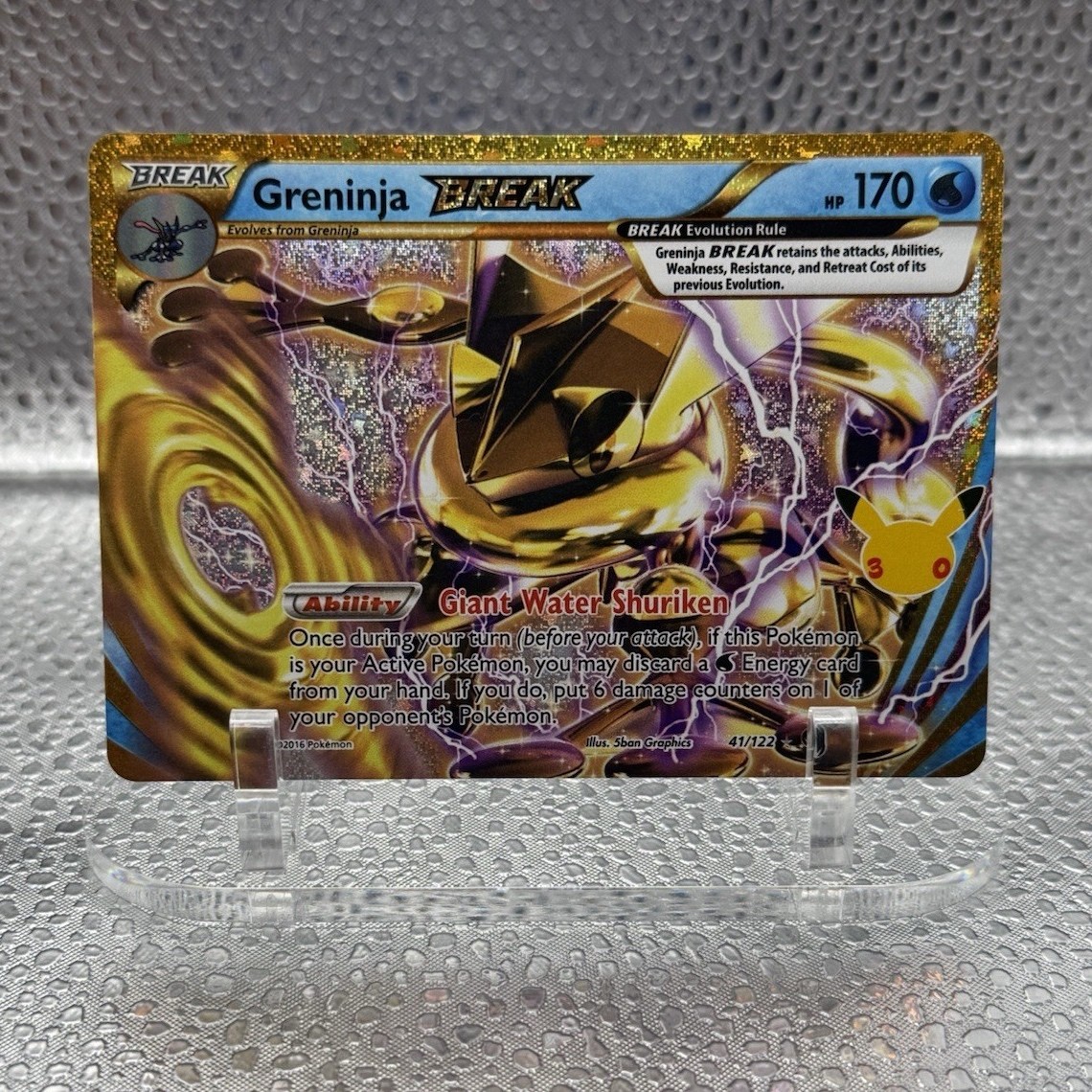 Greninja BREAK 41/122 World Championship Decks 2016 170 HP English Rare