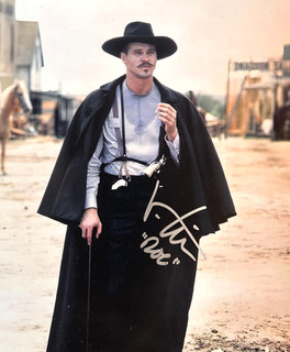 VAL KILMER Signed Original TOMBSTONE 8x10" Authentic Autograph GENUINE w/COA