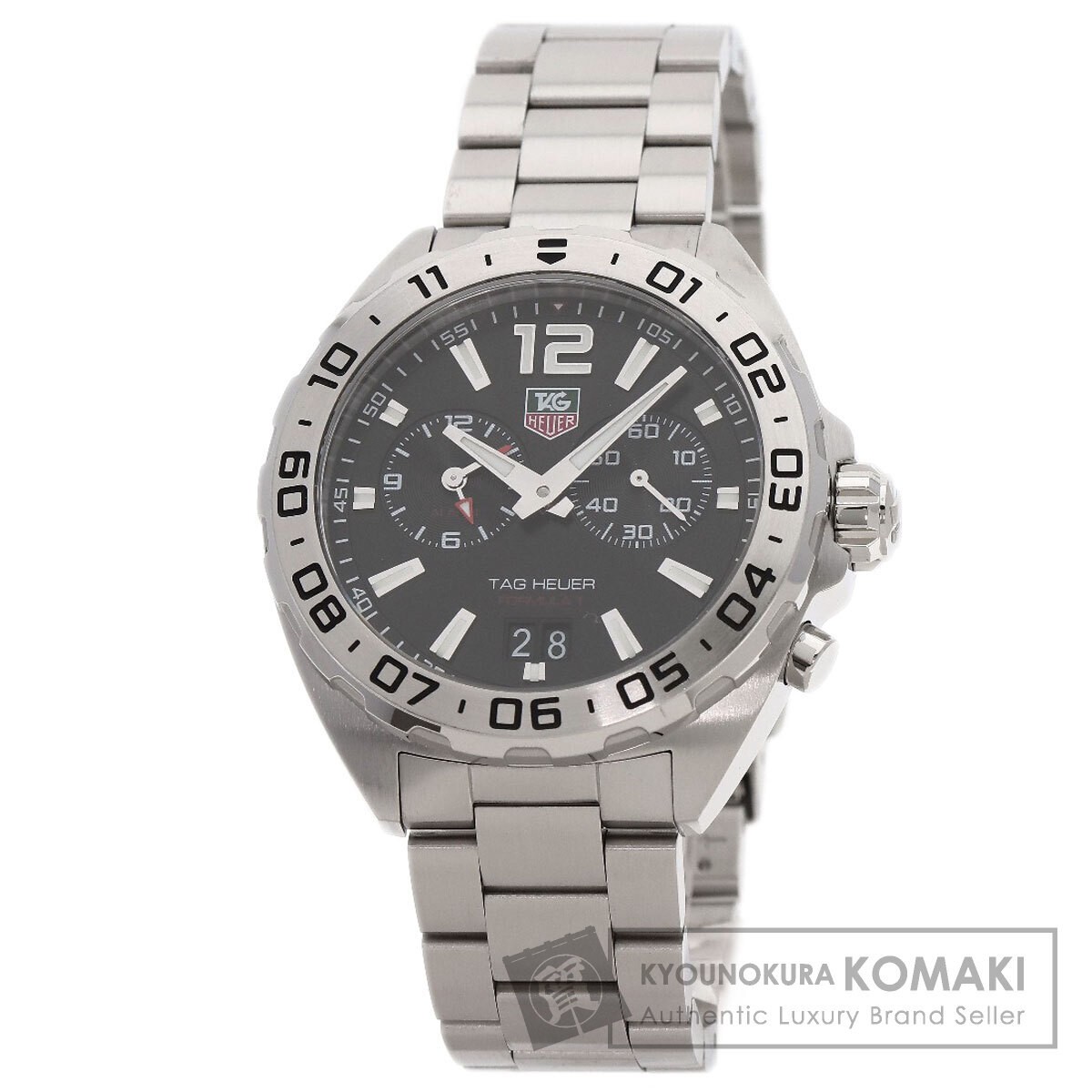 TAG Heuer Formula 1 WAZ111A Alarm Stainless Steel Men's Watch Pre-Owned