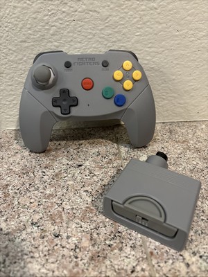 Retro Fighters Brawler64 2.4 Ghz Wireless Edition  Controller Gray Nintendo 64