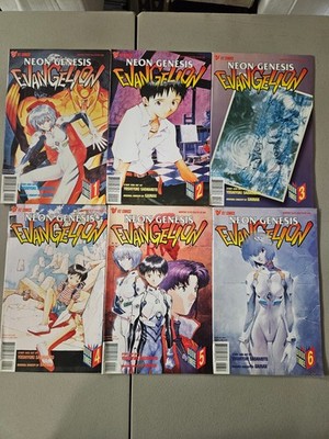 Neon Genesis Evangelion part Three #1-6 (VIZ 2001) SET