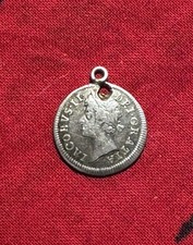 1686/66 James II Silver Maundy 2 Pence Holed And Accommodated, Colonial Scarce