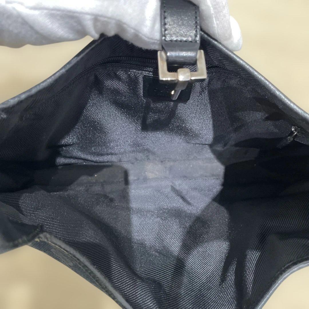 Gucci Jackie line one shoulder bag Black GG canvas and leather thumbnail 5