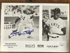 WILLIE MAYS PSA/DNA SIGNED  HOF AUTO CASINO PHOTO AUTOGRAPH 